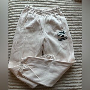 Adidas Cream Fleece Joggers